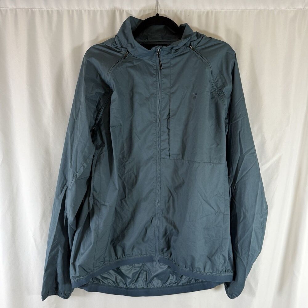 Bontrager Windbreaker Men's 2XL Green Full Zip Lightweight Zip Pocket Vented